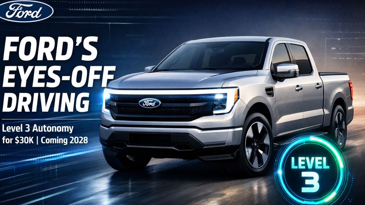 Ford’s $30,000 EV Will Soon Drive Itself on Highways: How Level 3 Autonomy is Going Mainstream