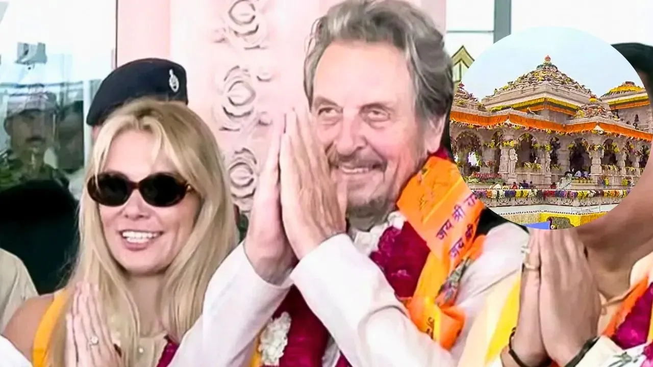 Elon Musk's Father Errol Musk's Visited Ayodhya's Ram Lalla Temple